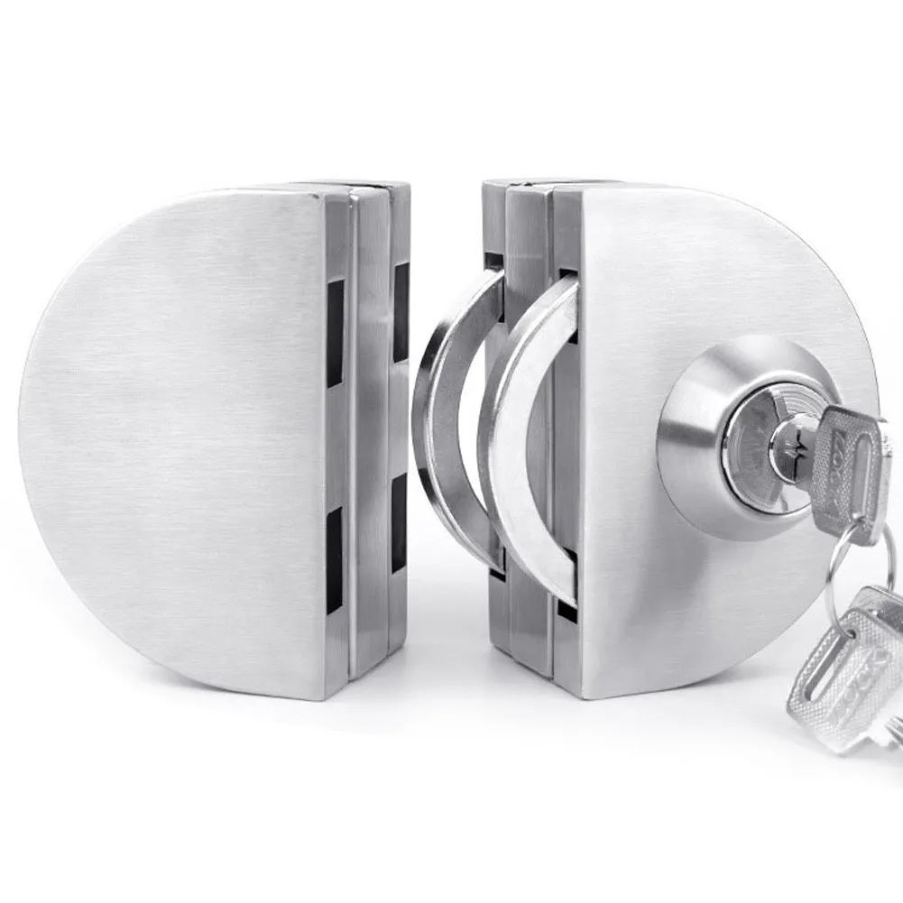 Glass Door Lock 9*6cm Stainless Steel Double Open Glass Door Lock Stainless Steel Double Bolt Sliding Door Lock Office
Glass Door Lock 9*6cm Stainless Steel Double Open Glass Door Lock Stainless Steel Double Bolt Sliding Door Lock Office