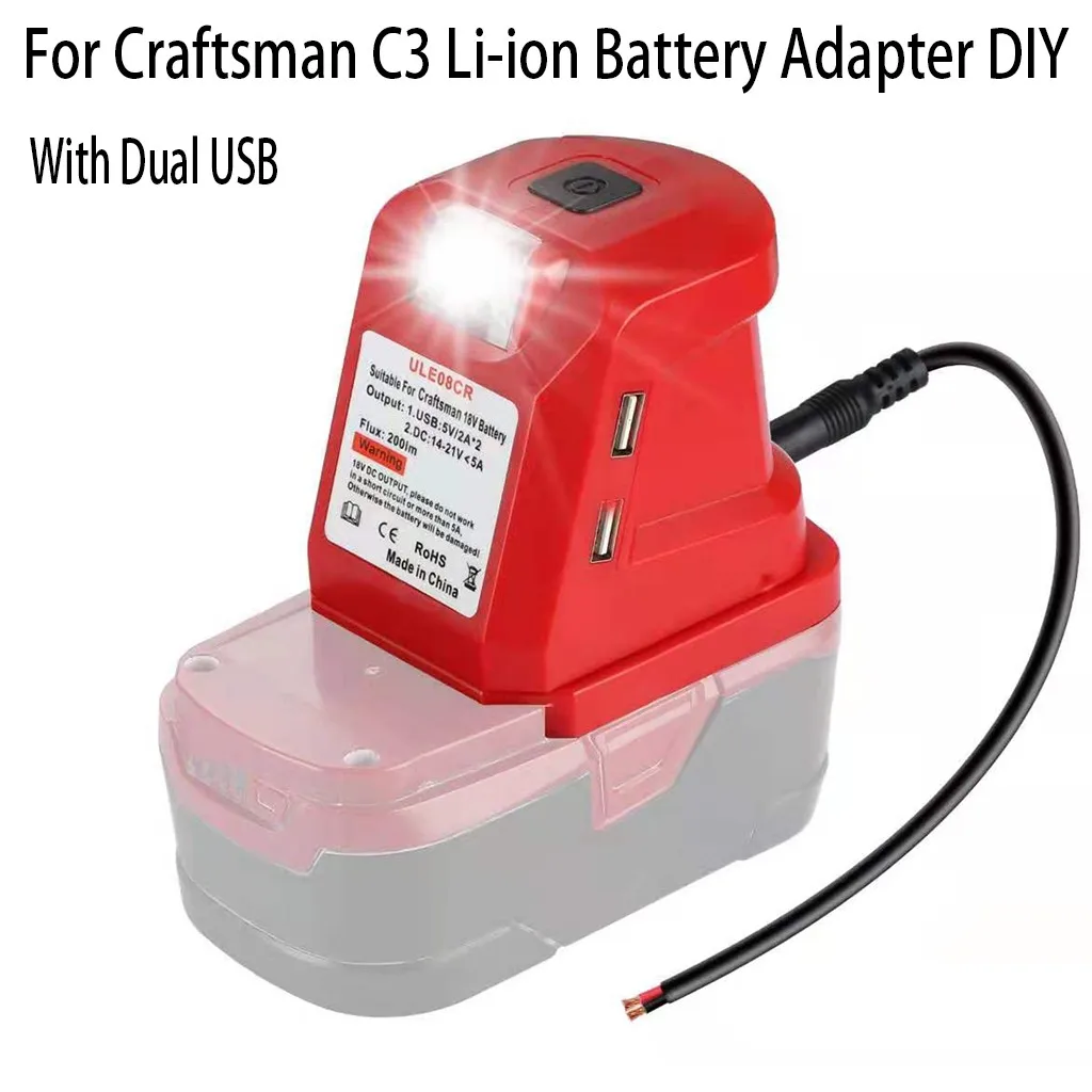 Адаптер для литий-ионных батарей для Craftsman C3, «сделай сам» с светодиодный ным USB светодиодным переключателем управления, интерфейсом головк...
Адаптер для литий-ионных батарей для Craftsman C3, «сделай сам» с светодиодный ным USB светодиодным переключателем управления, интерфейсом головк...