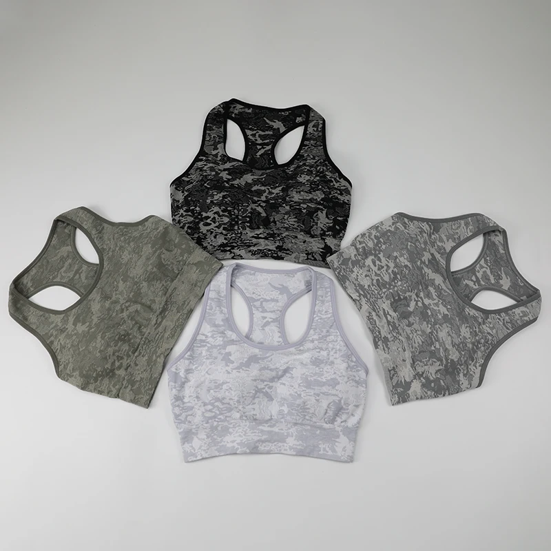 2021 New Camo Seamless Yoga Top Sports Bra woman Yoga Wear Fitness Crop Top Sports Female Workout Push Up Bra Gym Clothing
2021 New Camo Seamless Yoga Top Sports Bra woman Yoga Wear Fitness Crop Top Sports Female Workout Push Up Bra Gym Clothing