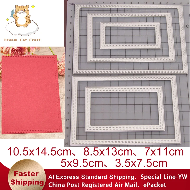 Multi-layer Rectangle Card Box Metal Cutting Dies Scrapbooking Steel Craft Die Cut Embossing Card Stencils Template New 2021
Multi-layer Rectangle Card Box Metal Cutting Dies Scrapbooking Steel Craft Die Cut Embossing Card Stencils Template New 2021