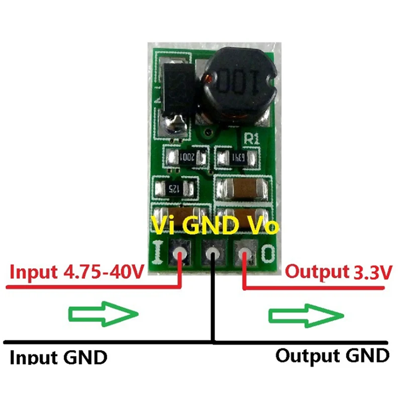 DC-DC DC 5-40V 3V-12V 1A Buck Step Down Converter Module Voltage Regulator Board
DC-DC DC 5-40V 3V-12V 1A Buck Step Down Converter Module Voltage Regulator Board