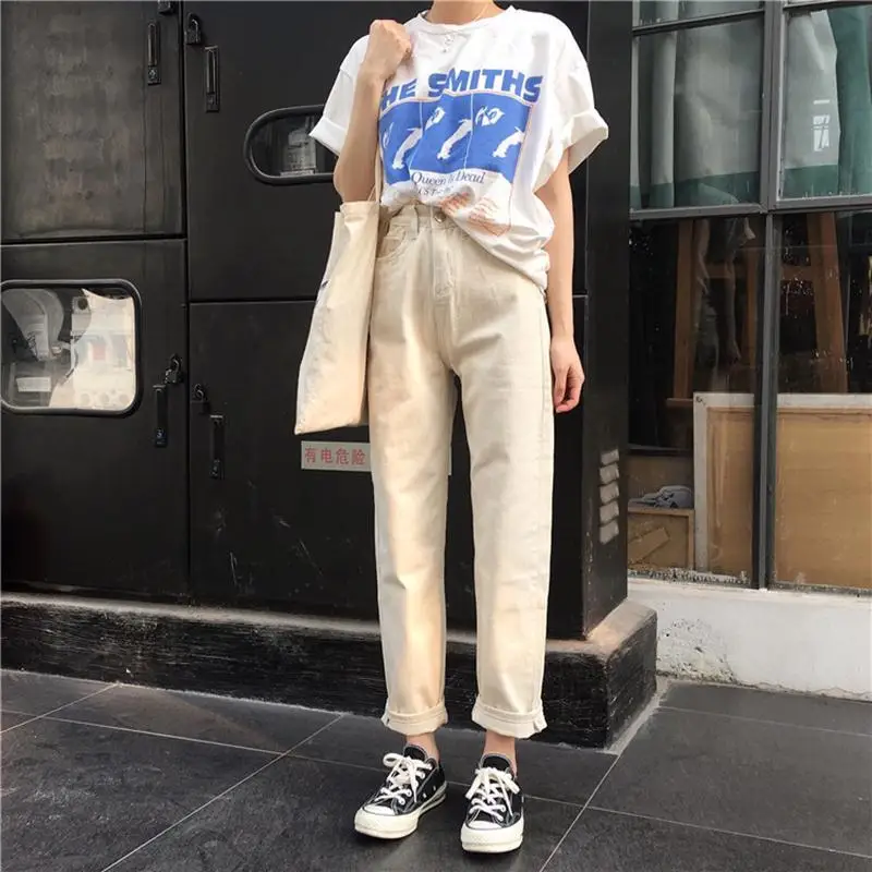 Spring and summer 2021 Harajuku straight pants casual pants Korean loose high waist thin jeans female student trendy pants
Spring and summer 2021 Harajuku straight pants casual pants Korean loose high waist thin jeans female student trendy pants
