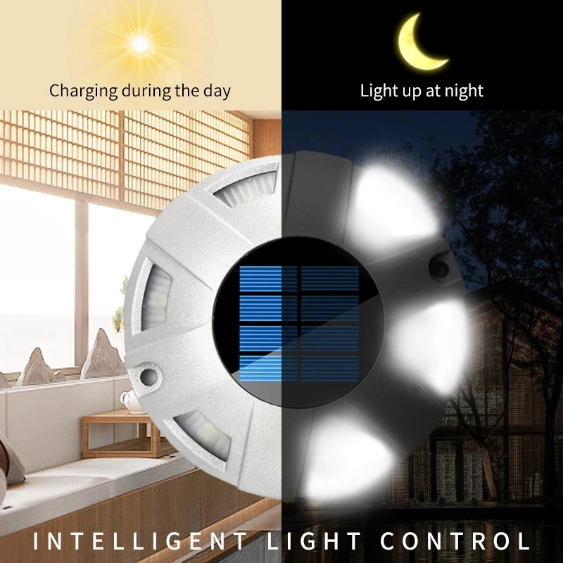 6 LED Solar Ground Lights Deck Dock Driveway Garden Lamp Aluminum Alloy IP68 Waterproof for Outdoor Pathway Buried Lawn Yard
6 LED Solar Ground Lights Deck Dock Driveway Garden Lamp Aluminum Alloy IP68 Waterproof for Outdoor Pathway Buried Lawn Yard