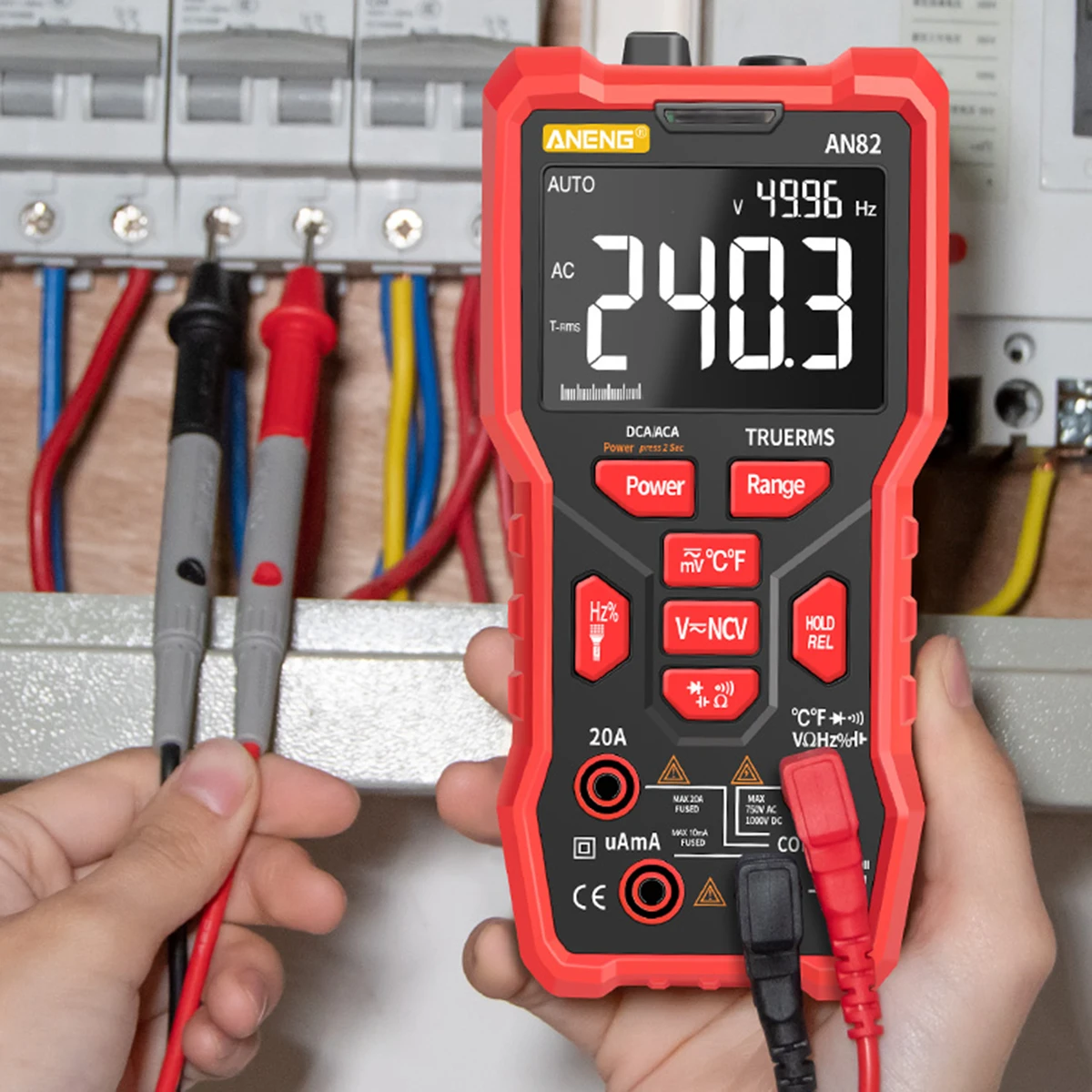 ANENG AN82 9999 Counts VA Screen Automatic High Precision Digital Multimeter TRMS NCV Universal Meter Multiple Tester AC/DC
ANENG AN82 9999 Counts VA Screen Automatic High Precision Digital Multimeter TRMS NCV Universal Meter Multiple Tester AC/DC