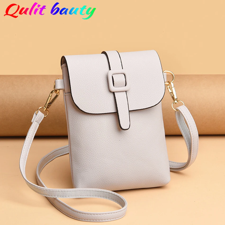 Mini Solid Color Women's Shoulder Messenger Bag Female Soft Leather Flip Small Phone Bag Ladies High Quality Crossbody Bag Bolso
Mini Solid Color Women's Shoulder Messenger Bag Female Soft Leather Flip Small Phone Bag Ladies High Quality Crossbody Bag Bolso
