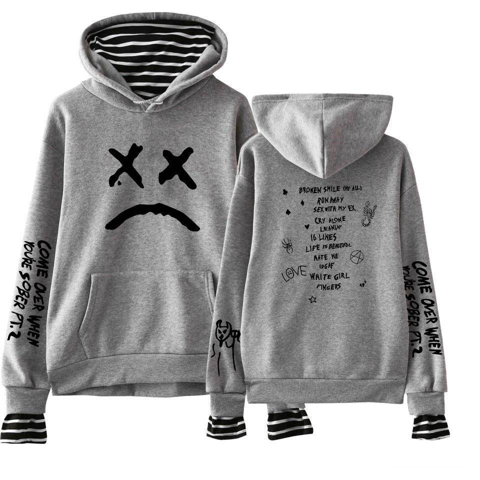 Lil Peep Print Fake Two Pieces Hoodies Men Women 2021 Autumn New Fashion Sweatshirts Hooded Harajuku Matching Hoodi Boys Coat
Lil Peep Print Fake Two Pieces Hoodies Men Women 2021 Autumn New Fashion Sweatshirts Hooded Harajuku Matching Hoodi Boys Coat