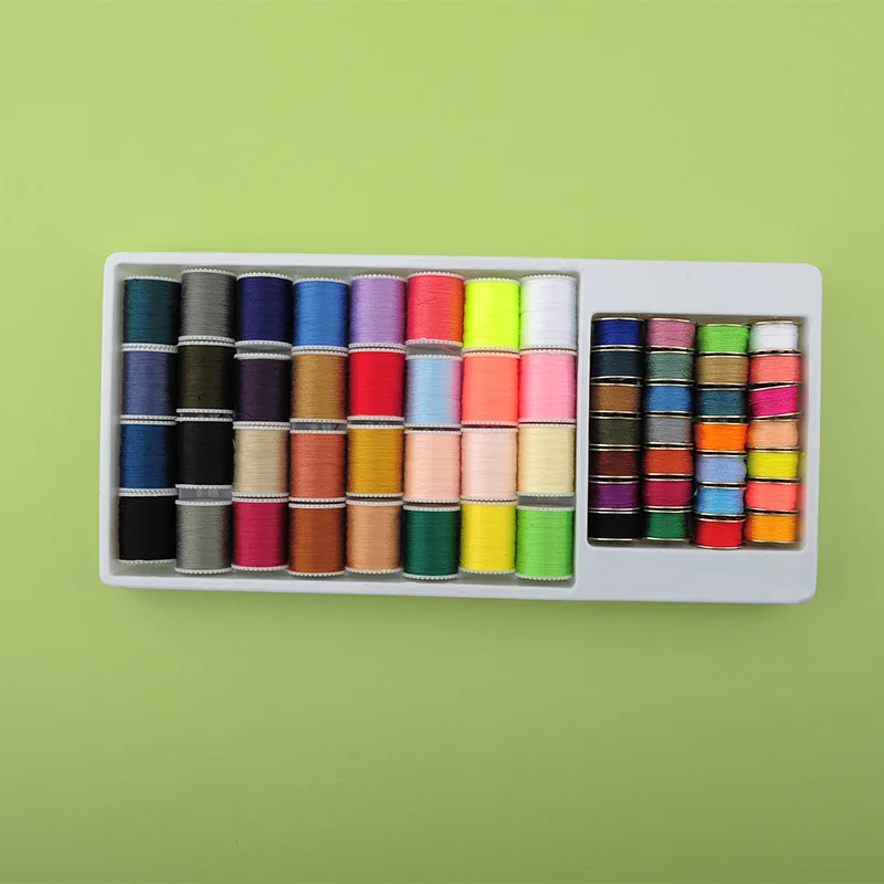 60PCS Sewing Machine Threads Stitch Supplies Set Embroidery Box Spool Accessories Kit Polyester Strong and Durable
60PCS Sewing Machine Threads Stitch Supplies Set Embroidery Box Spool Accessories Kit Polyester Strong and Durable