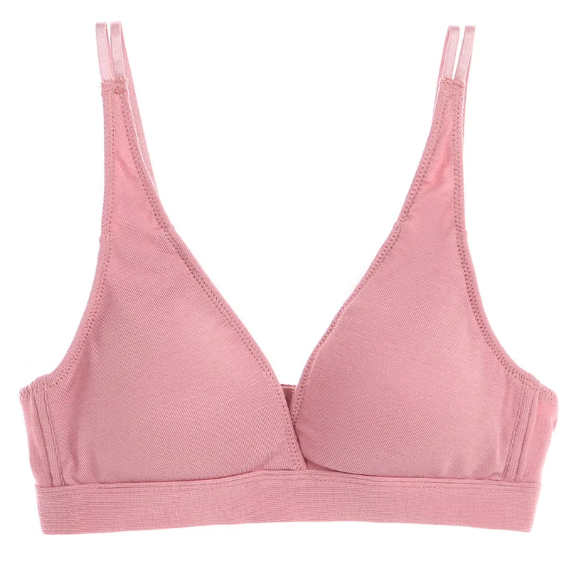 Womens Tops French Triangle Cup Underwear Cotton Thin Deep V Bras Without Steel Ring Adjustable Bra Gather Comfortable Bra
Womens Tops French Triangle Cup Underwear Cotton Thin Deep V Bras Without Steel Ring Adjustable Bra Gather Comfortable Bra