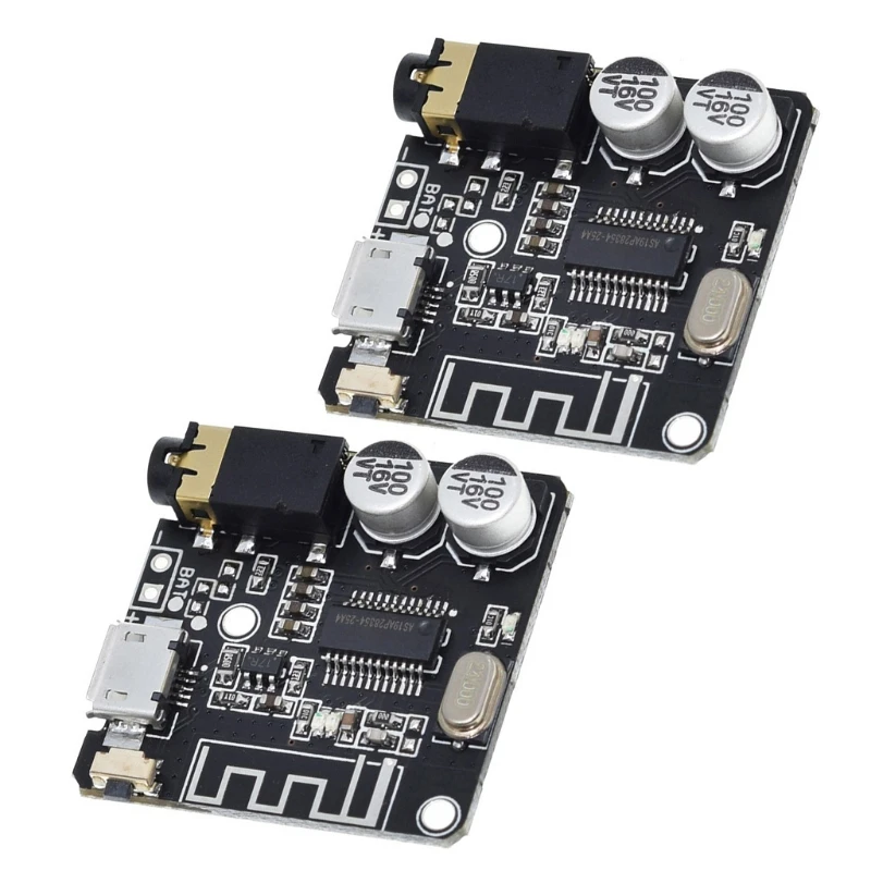50JA 2pcs Bluetooth-compatible Audio Receiver Board for Audio Amplifier 3.7-5V BT5.0
50JA 2pcs Bluetooth-compatible Audio Receiver Board for Audio Amplifier 3.7-5V BT5.0