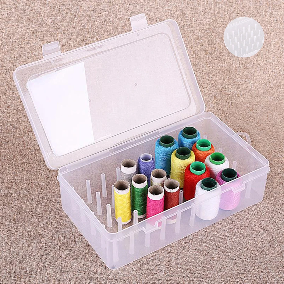 Transparent Sew Threads Box Container Case Holder 42 Spools Pole with Support Poles for Sew Threads Storage Household Tool
Transparent Sew Threads Box Container Case Holder 42 Spools Pole with Support Poles for Sew Threads Storage Household Tool