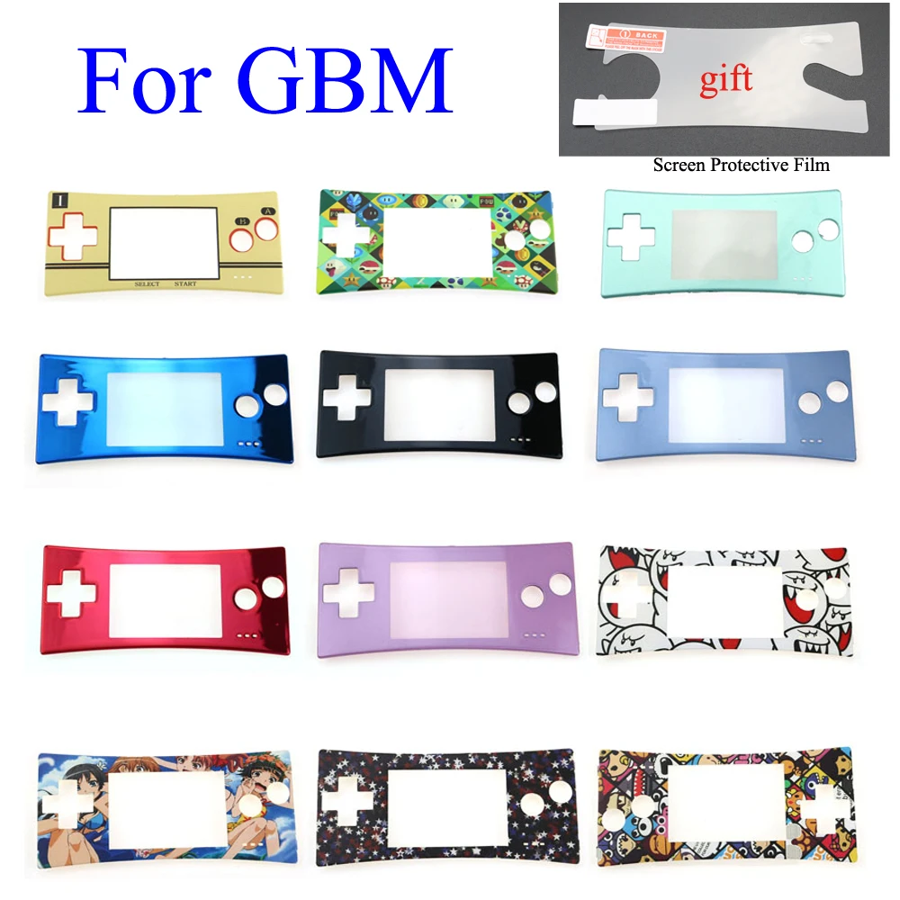 YuXi Replacement Front Shell Faceplate Housing Case Cover Panel for G-ameboy / for GBM Micro with LCD Screen Protective Film 
YuXi Replacement Front Shell Faceplate Housing Case Cover Panel for G-ameboy / for GBM Micro with LCD Screen Protective Film