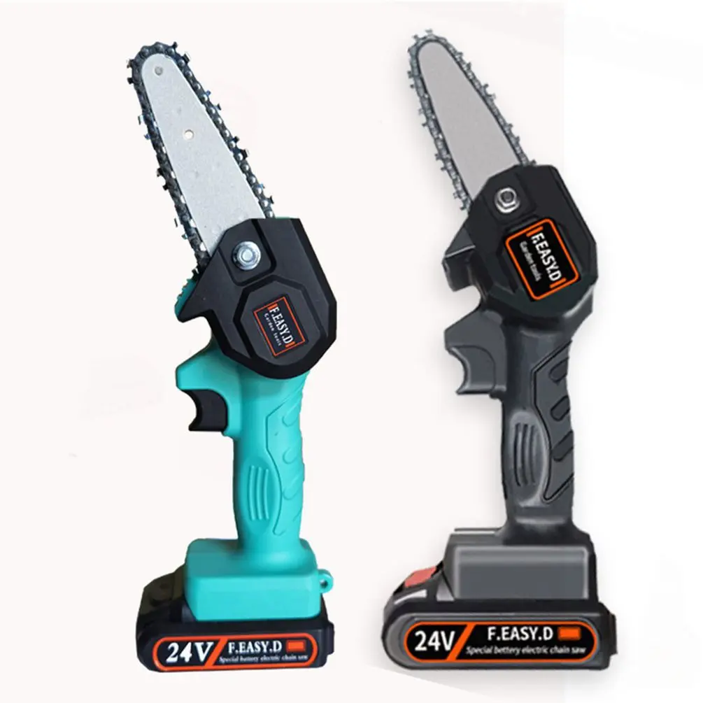 24V Portable Electric Pruning Saw One-Hand Mini Chainsaw Woodworking Garden Logging Tools Rechargeable Adjustable Cutting Speed
24V Portable Electric Pruning Saw One-Hand Mini Chainsaw Woodworking Garden Logging Tools Rechargeable Adjustable Cutting Speed