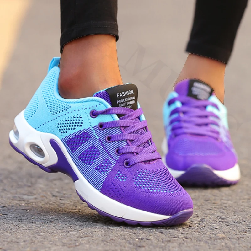 Fashion Women Sneakers Air Cushion Soft Bottom Female Running Shoes Outdoor Mesh Breathable Tennis Shoes Ladies Sports Shoes
Fashion Women Sneakers Air Cushion Soft Bottom Female Running Shoes Outdoor Mesh Breathable Tennis Shoes Ladies Sports Shoes