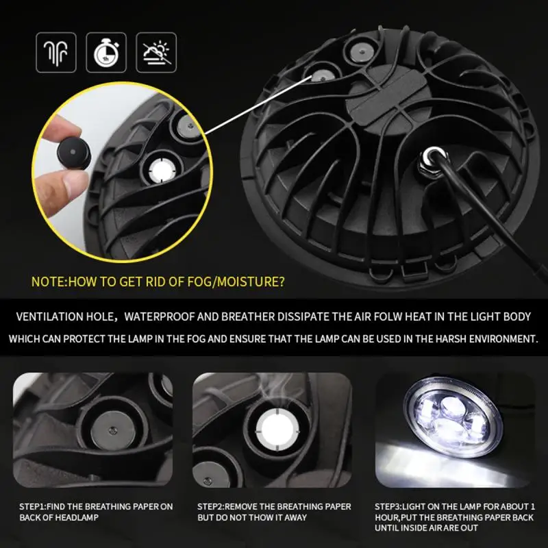 2019 New 7'' Round Black Cree LED Headlight Halo Angle Eyes High Low Beam For Jeep Wrangler JK TJ LJ CJ
2019 New 7'' Round Black Cree LED Headlight Halo Angle Eyes High Low Beam For Jeep Wrangler JK TJ LJ CJ