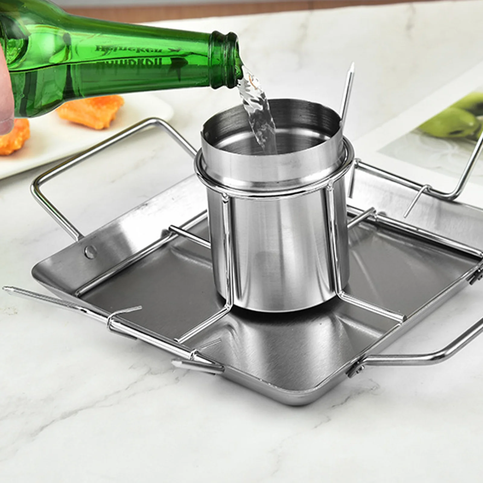 Chicken Beer Can Dish Grilled Chicken Roaster Rack Stainless Steel Vegetable Barbecue Pan For BBQ Camping Accessories
Chicken Beer Can Dish Grilled Chicken Roaster Rack Stainless Steel Vegetable Barbecue Pan For BBQ Camping Accessories