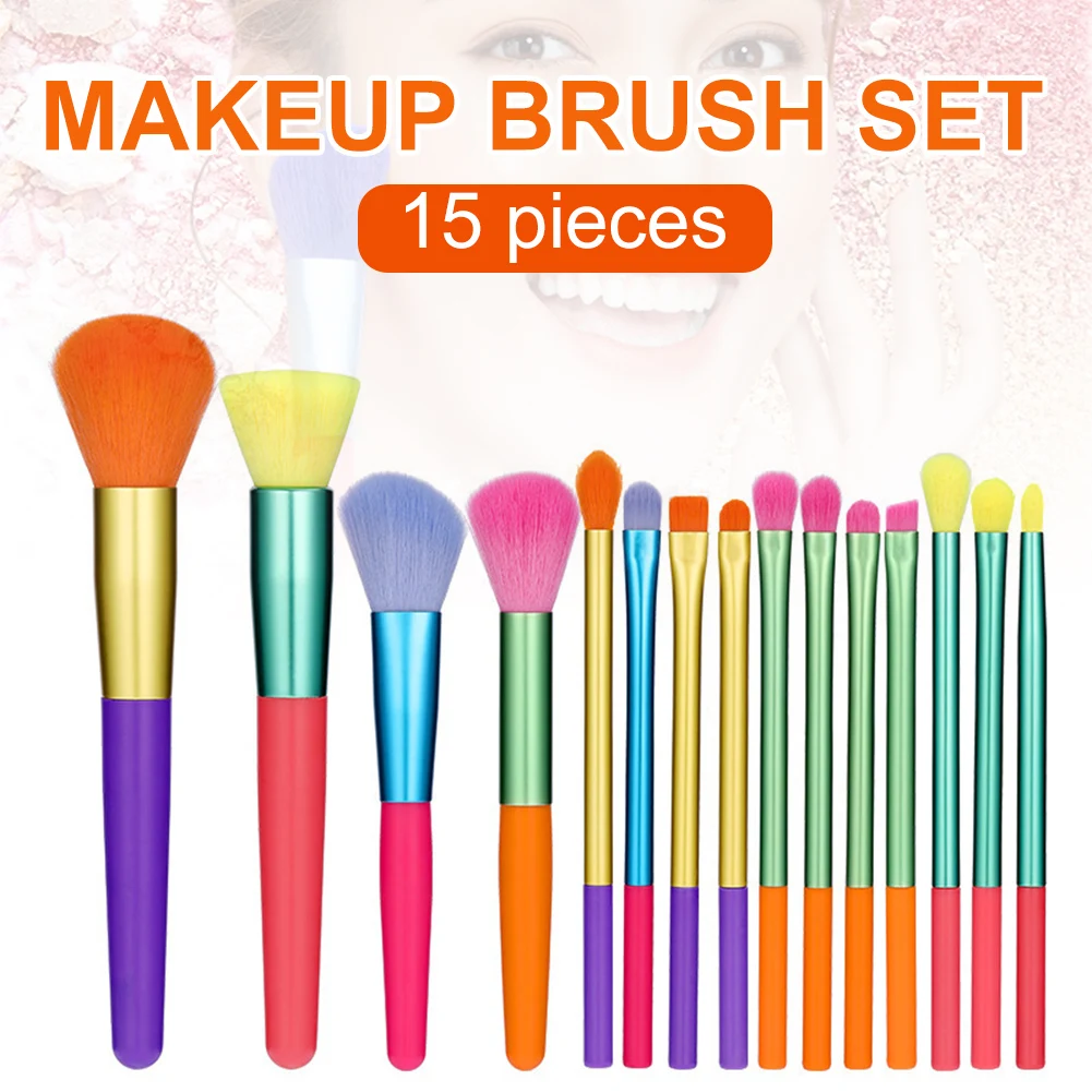 Makeup Brush Set 15pcs Watercolor Makeup Brush Set Easy To Take Soft Bristles Mini Portable Beginner Color Brush Makeup Tool
Makeup Brush Set 15pcs Watercolor Makeup Brush Set Easy To Take Soft Bristles Mini Portable Beginner Color Brush Makeup Tool