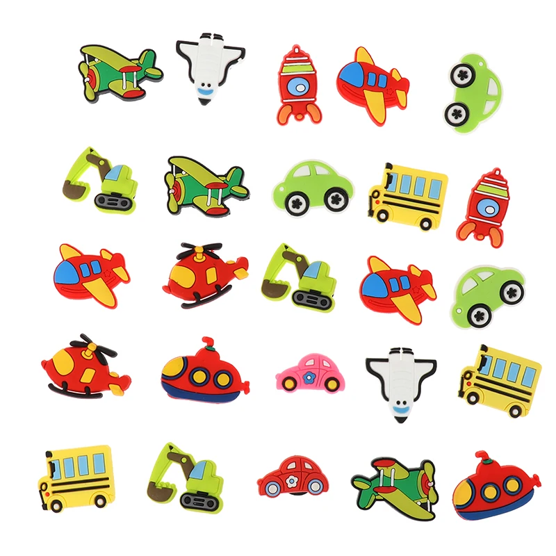 10Pcs Cute Cartoon Colorful Car Airplane Helicopter Shoe Charms For PVC Pendants Buckles Accessories For DIY Handmade Gift
10Pcs Cute Cartoon Colorful Car Airplane Helicopter Shoe Charms For PVC Pendants Buckles Accessories For DIY Handmade Gift