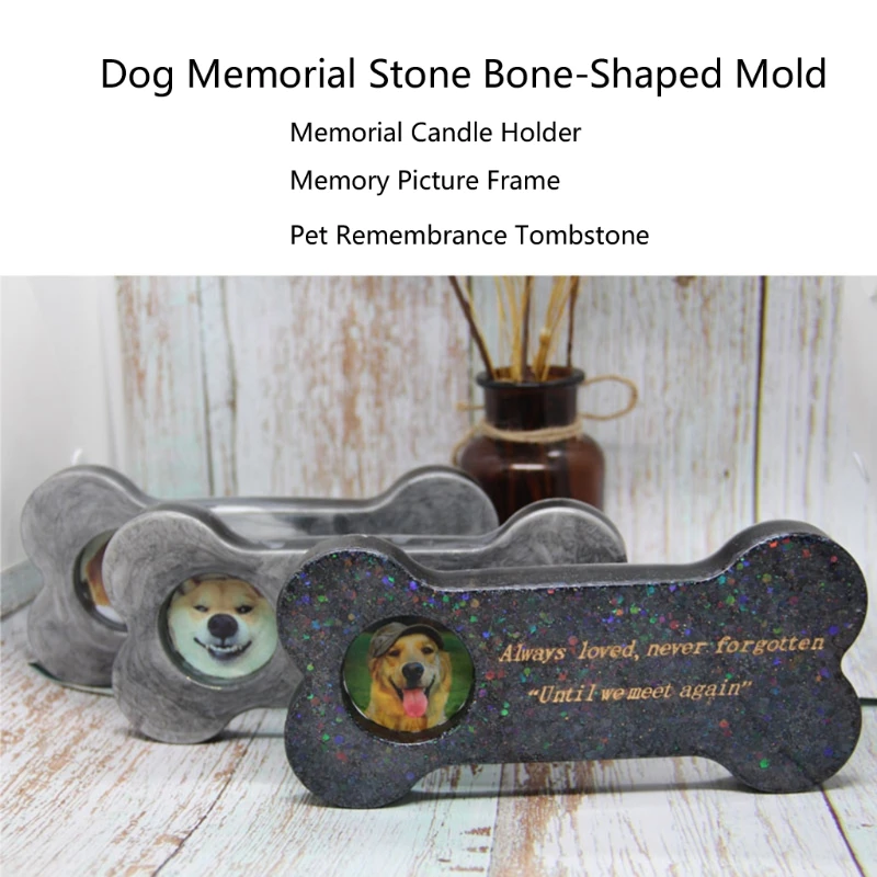 2021 New Memorial Pet Bone Tombstone Resin Mold Dog Keepsake Gravestone Silicone Mould
2021 New Memorial Pet Bone Tombstone Resin Mold Dog Keepsake Gravestone Silicone Mould