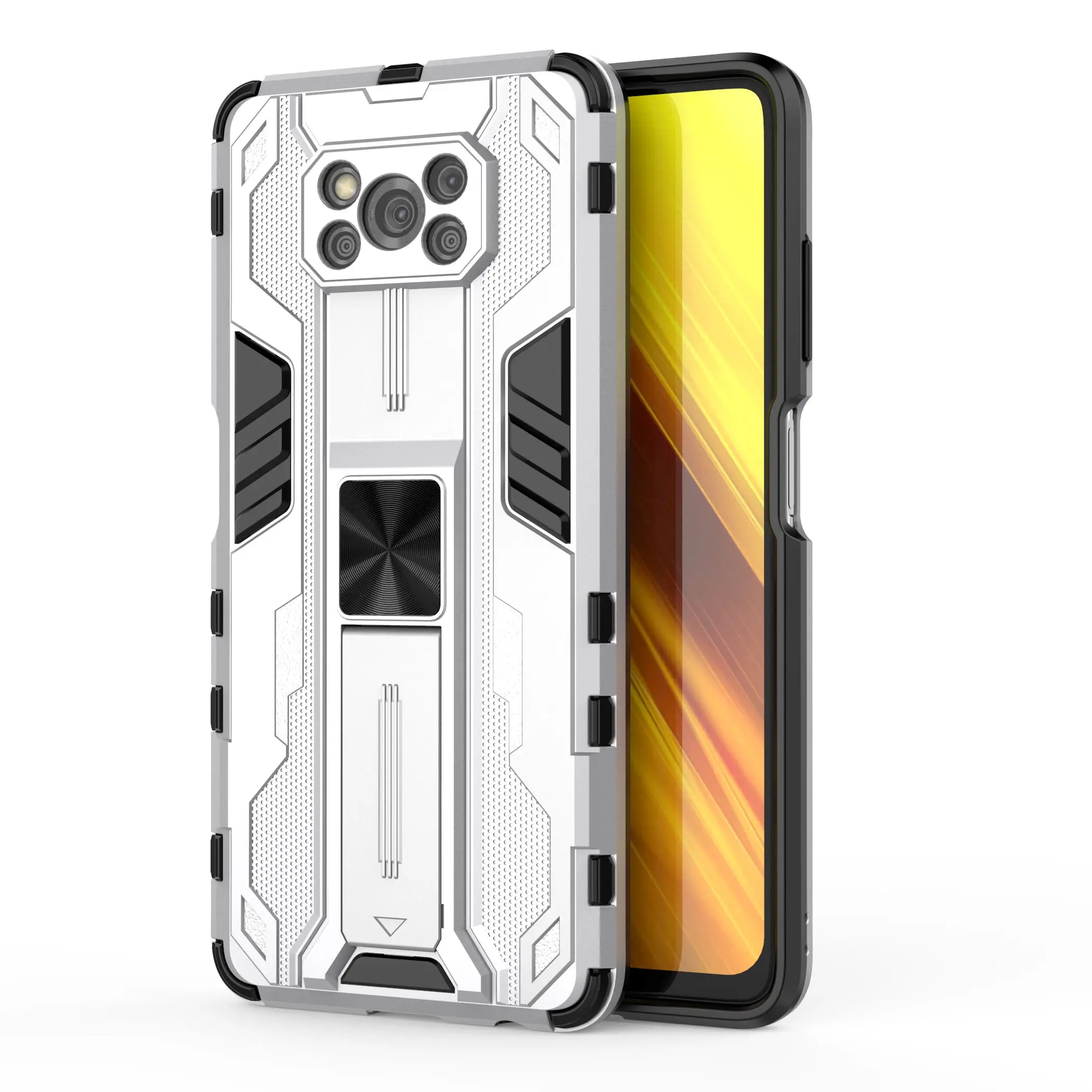Luxury Phone Case For Xiaomi Poco X3 Pro Nfc Fashion Shockproof Invisible Bracket Armor Metal Magnetic Protector PC Back Cover
Luxury Phone Case For Xiaomi Poco X3 Pro Nfc Fashion Shockproof Invisible Bracket Armor Metal Magnetic Protector PC Back Cover
