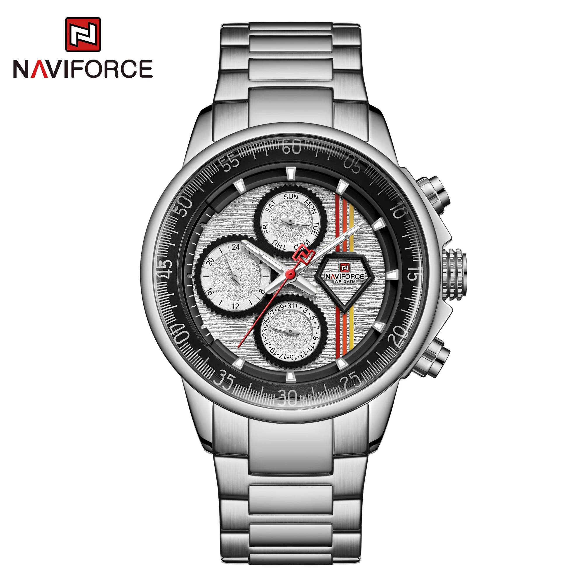 NAVIFORCE Top Brand 2020 New Men Sports Quartz Watch Automatic Date Day Display High Quality 30M Waterproof Relogio Masculino
NAVIFORCE Top Brand 2020 New Men Sports Quartz Watch Automatic Date Day Display High Quality 30M Waterproof Relogio Masculino