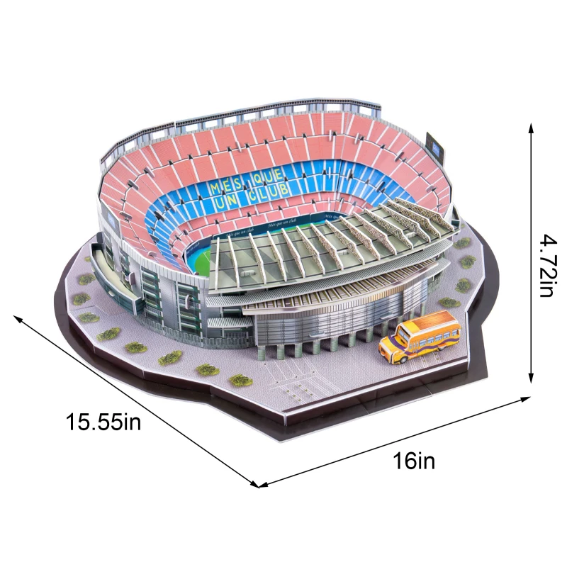 3D Puzzle World Soccer Stadium European Soccer Club Competition Football Game Assemble Architecture Model Children's Puzzle Toy
3D Puzzle World Soccer Stadium European Soccer Club Competition Football Game Assemble Architecture Model Children's Puzzle Toy