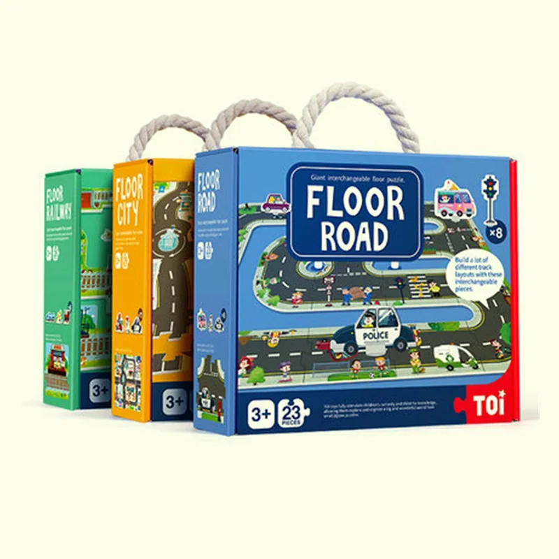 Urban Traffic Railway Track Floor Puzzle Assembling Game Montessori Toys for Kids Parent-child Games Educational Fidget Toy
Urban Traffic Railway Track Floor Puzzle Assembling Game Montessori Toys for Kids Parent-child Games Educational Fidget Toy