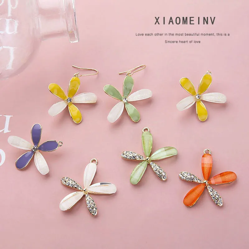 10pcs/lot candy flower fresh pendant alloy charm DIY accessories of necklace bracelet headdress earring handmade material 
10pcs/lot candy flower fresh pendant alloy charm DIY accessories of necklace bracelet headdress earring handmade material