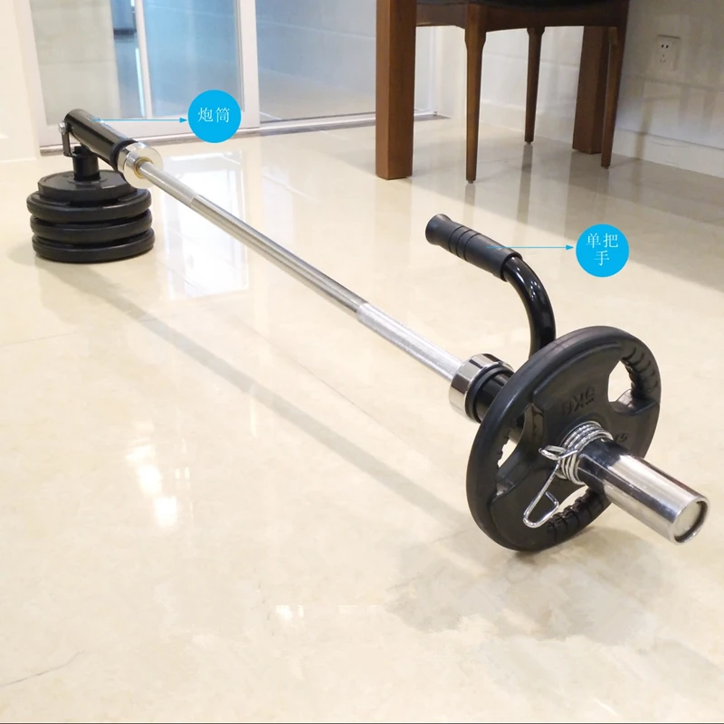 

Gym Home Fitness Barbell T-Bar V-Bar Core Strength Trainer Barbell Attachment Deadlift Squat Workout Training Handle Rowing Bar