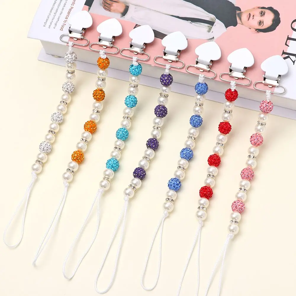 Hot Fashion Baby Beaded Pacifier Clip Boy Girl Crystal Soother Chain Teether Strap Soother Clips Nipple Holder Pacifier Holder
Hot Fashion Baby Beaded Pacifier Clip Boy Girl Crystal Soother Chain Teether Strap Soother Clips Nipple Holder Pacifier Holder