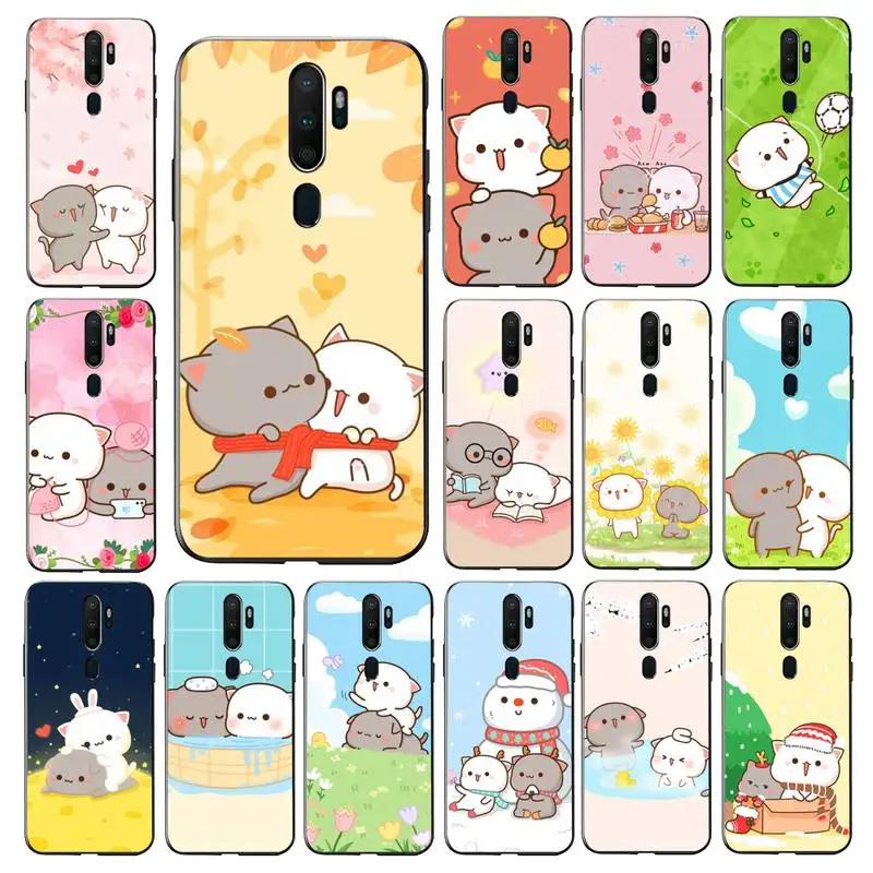 Yinuoda Peach cat cute cartoon couple Phone Case for Vivo Y91C Y11 17 19 17 67 81 Oppo A9 2020 Realme c3
Yinuoda Peach cat cute cartoon couple Phone Case for Vivo Y91C Y11 17 19 17 67 81 Oppo A9 2020 Realme c3