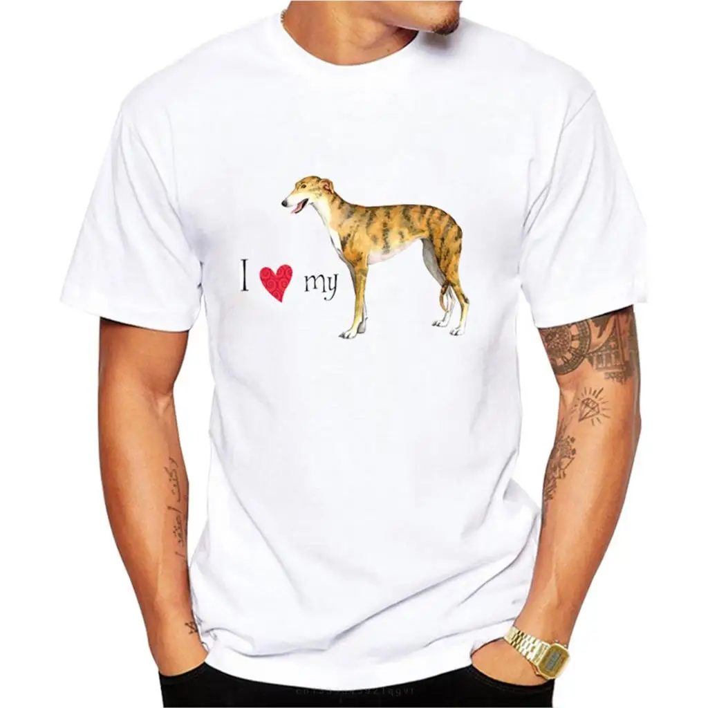 I Love my Greyhound Dog Print T-Shirt Summer Fashion Men t-shirt Man White Tops Hipster Cool Boy Casual Tees
I Love my Greyhound Dog Print T-Shirt Summer Fashion Men t-shirt Man White Tops Hipster Cool Boy Casual Tees