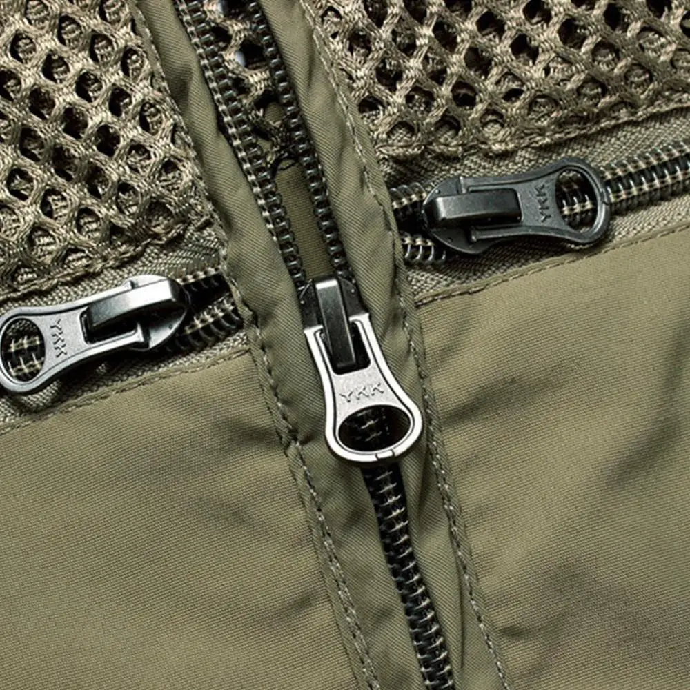 Outdoor Fishing Vests Quick Dry Breathable Multi Pocket Mesh Jackets Photography Hiking Vest Army green fish Vest Tops
Outdoor Fishing Vests Quick Dry Breathable Multi Pocket Mesh Jackets Photography Hiking Vest Army green fish Vest Tops
