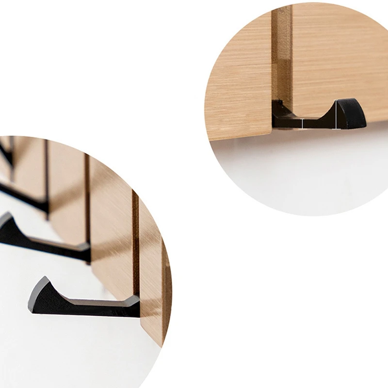Foldable 3-Hook Bamboo Color Belt Hook Wall Hanging Clothes Rack with Hole Free Floating Storage Rack
Foldable 3-Hook Bamboo Color Belt Hook Wall Hanging Clothes Rack with Hole Free Floating Storage Rack