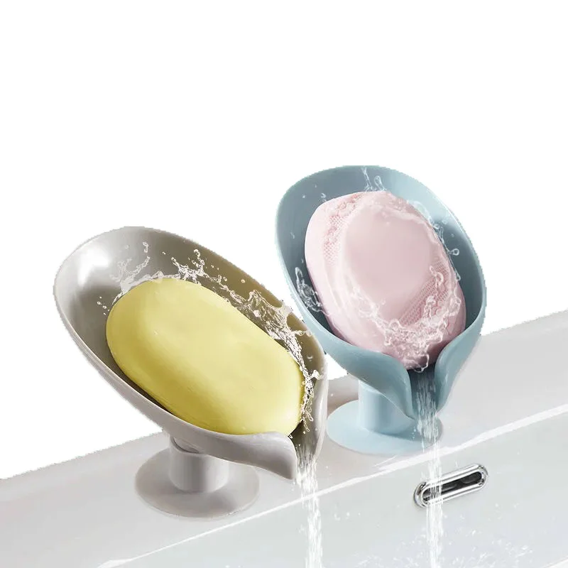 New Leaf-Shaped Soap Box Perforated Standing Suction Cup Drain Storage Holder Soap Rack Organizer Bathroom Accessories
New Leaf-Shaped Soap Box Perforated Standing Suction Cup Drain Storage Holder Soap Rack Organizer Bathroom Accessories
