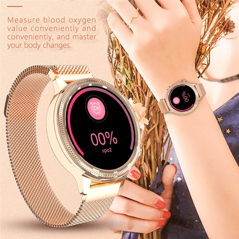 M3 Women Smart Watch Full Round Screen Luxurious Bracelet Fitness Tracker Heart Rate Monitoring Smartwatches For For Women Lady
M3 Women Smart Watch Full Round Screen Luxurious Bracelet Fitness Tracker Heart Rate Monitoring Smartwatches For For Women Lady