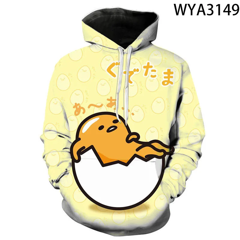 Новинка 2020, худи Gudetama для мужчин и женщин, детей, Модный пуловер с 3D принтом, уличная одежда, свитшоты для мальчиков и девочек, повседневные т...
Новинка 2020, худи Gudetama для мужчин и женщин, детей, Модный пуловер с 3D принтом, уличная одежда, свитшоты для мальчиков и девочек, повседневные т...