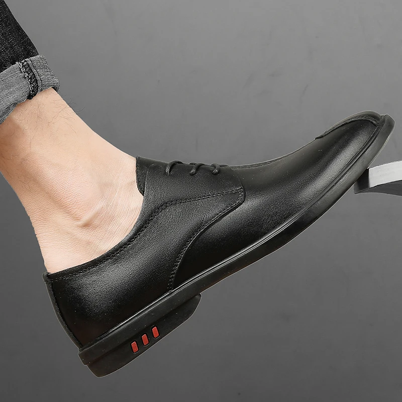 Shoes Casual Men Men Black Casual Shoes Men's Wear For 2020 Leather Zapatos Casuales Fashion Man Shoe Hombre Cuero
Shoes Casual Men Men Black Casual Shoes Men's Wear For 2020 Leather Zapatos Casuales Fashion Man Shoe Hombre Cuero