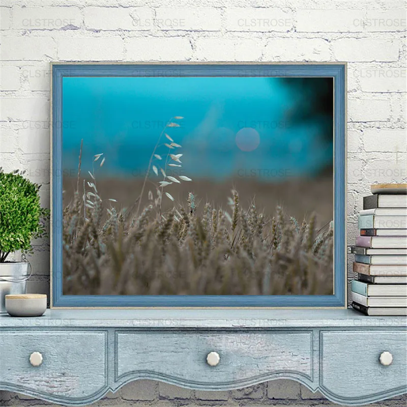 5D Diy Diamond Painting Golden Wheat Ears Under The Blue Sky Home Wall Decoration with Diamond Embroidered Square Diamonds
5D Diy Diamond Painting Golden Wheat Ears Under The Blue Sky Home Wall Decoration with Diamond Embroidered Square Diamonds
