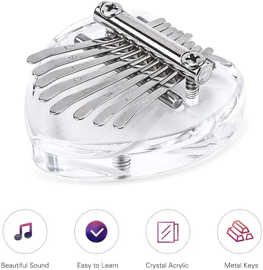 Мини-калимба Рандон, Встроенная защитная коробка для пианино на 8 пальцев, специальный подарок для детей, взрослых и начинающих
Мини-калимба Рандон, Встроенная защитная коробка для пианино на 8 пальцев, специальный подарок для детей, взрослых и начинающих