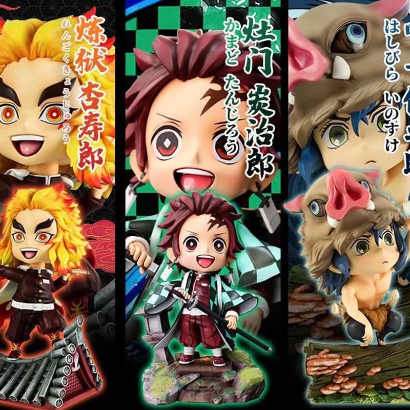 Anime Demon Rengoku Kyoujurou Slayer Kamado Zenitsu Hashibira Inosuke Action Figure PVC Collection Model Dolls Toys for Gifts
Anime Demon Rengoku Kyoujurou Slayer Kamado Zenitsu Hashibira Inosuke Action Figure PVC Collection Model Dolls Toys for Gifts