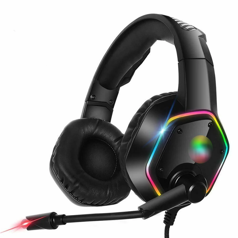 3.5MM Wired Gaming Headset for PS4 for XBOX One for Nintend Switch Game Accessories Noise Reduction RGB LED Lighting Headphones
3.5MM Wired Gaming Headset for PS4 for XBOX One for Nintend Switch Game Accessories Noise Reduction RGB LED Lighting Headphones