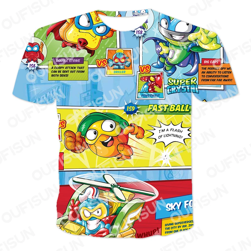 2021 New Trend Children's Clothing 3D T-shirts Summer Popular Game Super Zings Cartoon Boys/Girls/Baby Tshirt Breathable 4T-14T
2021 New Trend Children's Clothing 3D T-shirts Summer Popular Game Super Zings Cartoon Boys/Girls/Baby Tshirt Breathable 4T-14T