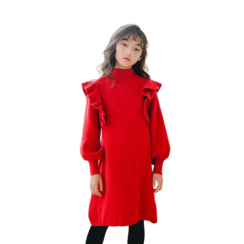 red christmas clothes simple vintage elegant long sleeve sweater dress age for 6 - 16 years teenage girls warm dress winter fall
red christmas clothes simple vintage elegant long sleeve sweater dress age for 6 - 16 years teenage girls warm dress winter fall