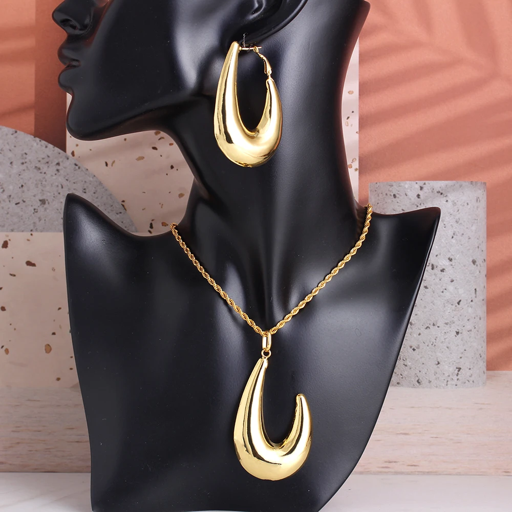 2021 Trend African Jewelry Sets For Women Necklace And Earring Round Gold Color Dubai Jewelry Wedding Party Earrings
2021 Trend African Jewelry Sets For Women Necklace And Earring Round Gold Color Dubai Jewelry Wedding Party Earrings