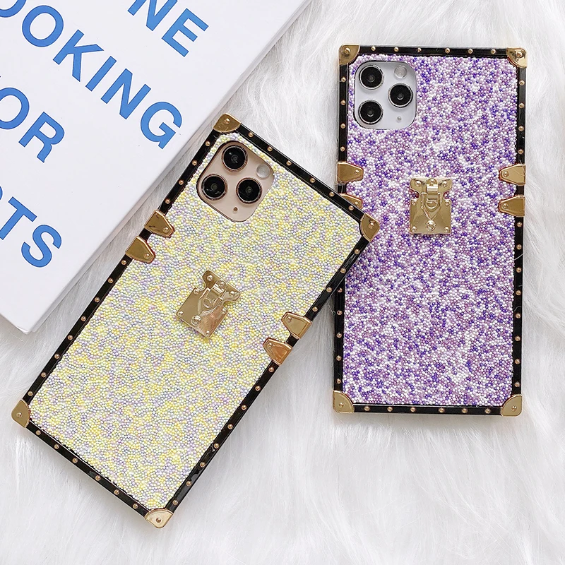 Luxury Glitter Unique Beads Small Grain Phone Case For Samsung S20 S10 S9 Plus A51 A71 A50 A70 J4 J6 Note20 Fashion Square Cover
Luxury Glitter Unique Beads Small Grain Phone Case For Samsung S20 S10 S9 Plus A51 A71 A50 A70 J4 J6 Note20 Fashion Square Cover