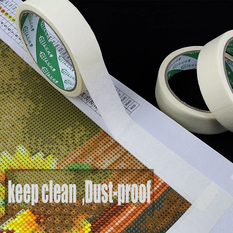 5D DIY Diamond Painting Anti-dirty Tape Adhesive Edges Sticker Tools Diamond Embroidery accessory Diatom mud art sketch tape
5D DIY Diamond Painting Anti-dirty Tape Adhesive Edges Sticker Tools Diamond Embroidery accessory Diatom mud art sketch tape