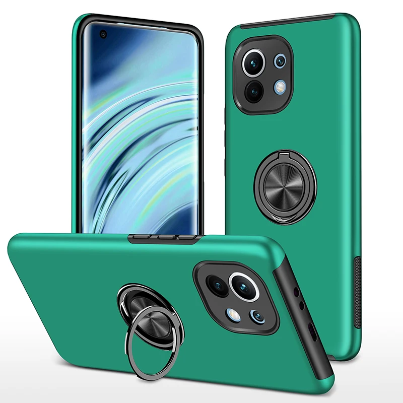 Luxury Shockproof Heavy Protection Armor Magnetic With Ring Bracket Phone Case For Xiaomi MI 11 11i 10T Lite Pro 5G Back Cover
Luxury Shockproof Heavy Protection Armor Magnetic With Ring Bracket Phone Case For Xiaomi MI 11 11i 10T Lite Pro 5G Back Cover