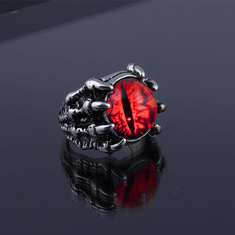 Fashion Creative Evil Eye Rings for Men Women Retro Trend Dragon Claw Open Ring Punk Party Accessories Gifts 
Fashion Creative Evil Eye Rings for Men Women Retro Trend Dragon Claw Open Ring Punk Party Accessories Gifts