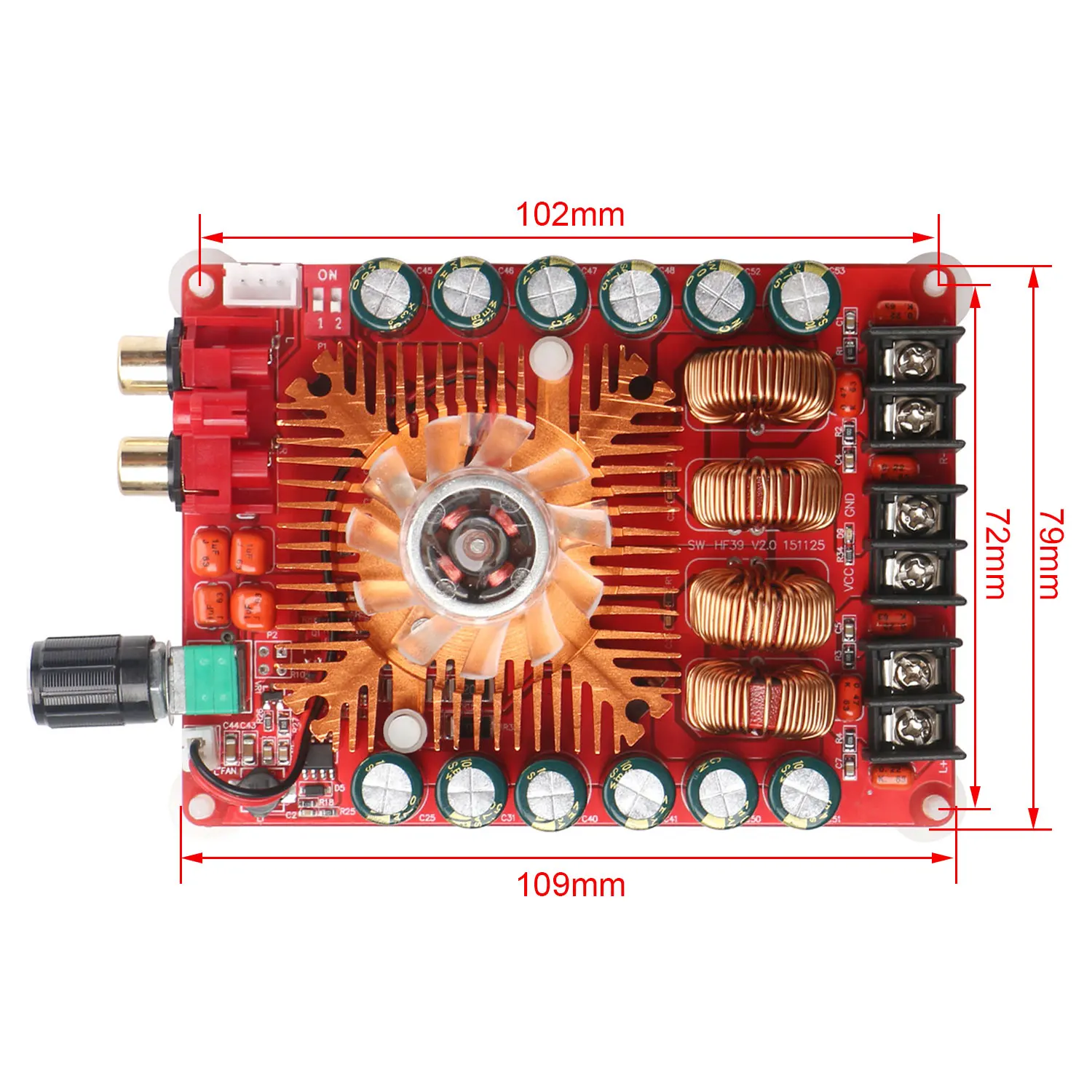 TDA7498E 2X160W Amplifier Module Dual Channel Audio amplifier Board TDA7498 24V Stereo Power Digital Amp Module diy electronic
TDA7498E 2X160W Amplifier Module Dual Channel Audio amplifier Board TDA7498 24V Stereo Power Digital Amp Module diy electronic