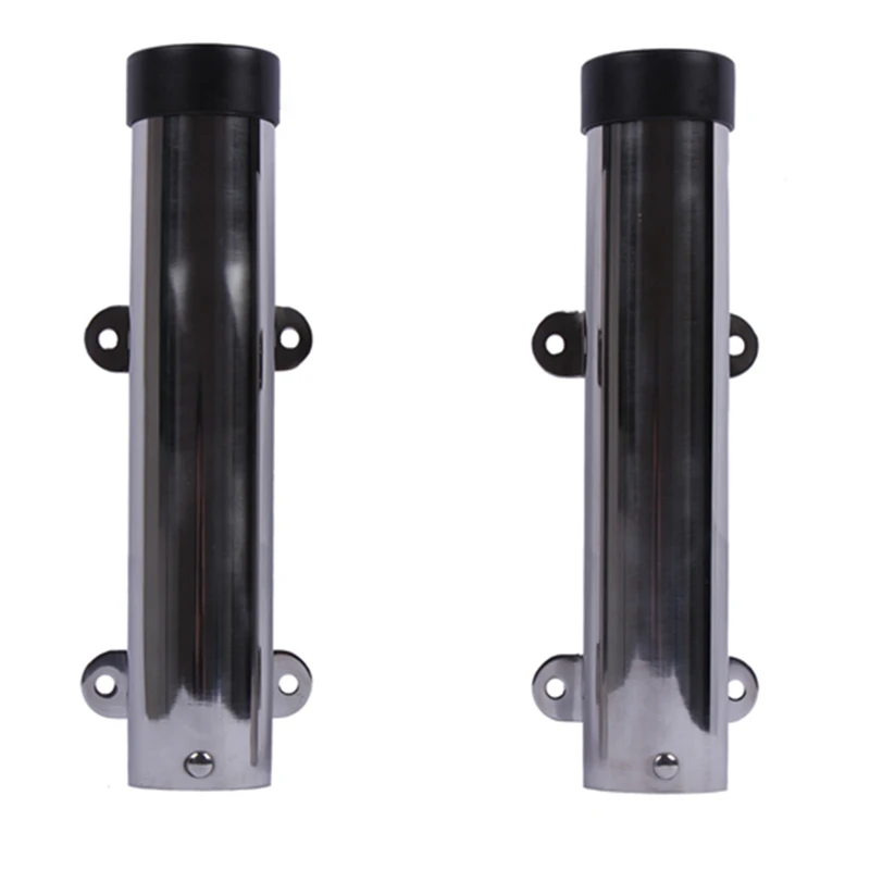 2 pieces 10" long side mount fishing rod holder stainless steel rod seat for marine boat yacht 
2 pieces 10" long side mount fishing rod holder stainless steel rod seat for marine boat yacht